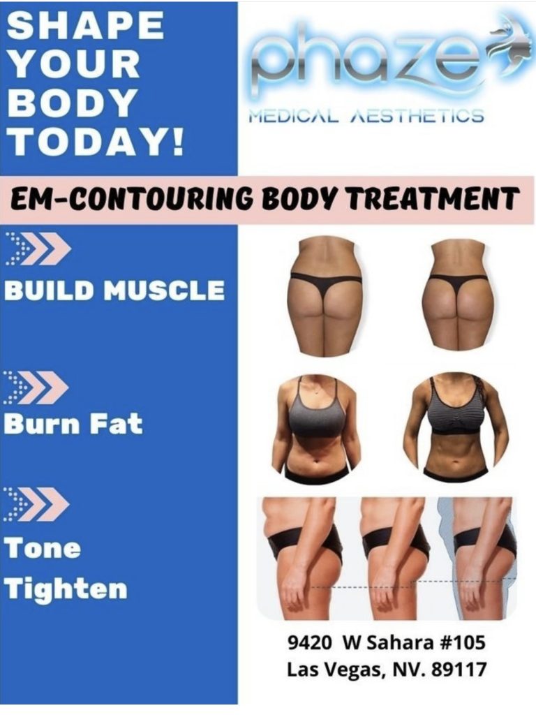 EM Contour body sculpting in Las Vegas| Phaze Laser Med Spa